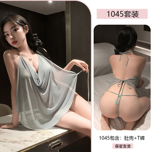 Temptation, passion, bed, shame, small breasts, big naked thong, sexy bellyband, large size bridal suit, burgundy