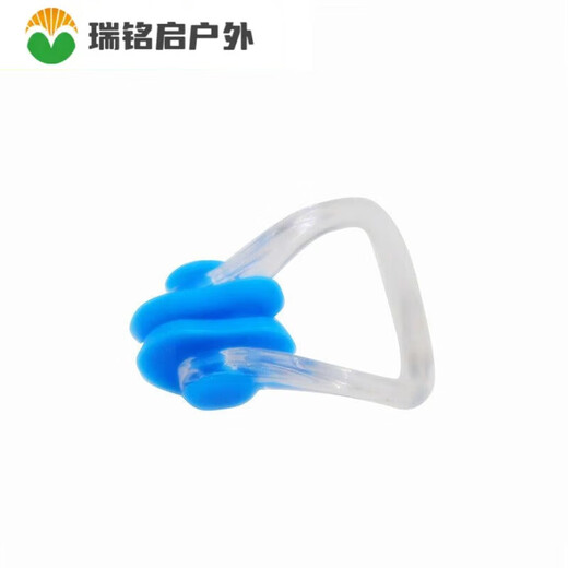 ZKHE swimming nose clip children's soft unisex silicone non-slip anti-choking water sports equipment special 3 earplugs + 3 nose clips