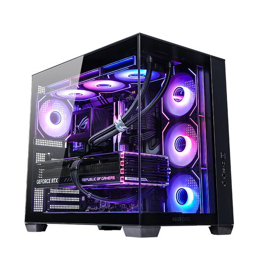 ASUS Ruilong R5 9500F/9600X RTX5060Ti assembled computer host Black Myth Wukong e-sports game computer host desktop complete machine DIY assembly machine R5 9500F+RTX5060丨Configuration 1