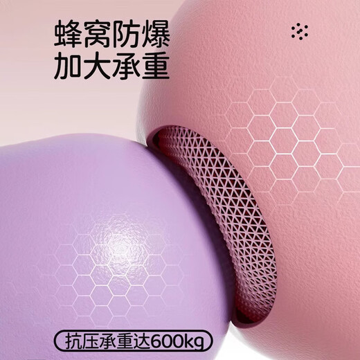 Mi Hong Yoga Ball 20cm Pilates Training Small Ball Special Octopus Pelvic Floor Hypertension Postpartum Cherry Pink - Diameter 20cm Bearing 600kg