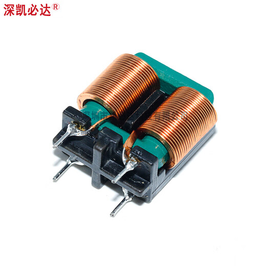 Flat wire common mode inductor 10MH 20MH EMI filter coil high current flat copper wire magnetic ring inductor SQ2418-10mH7A horizontal type