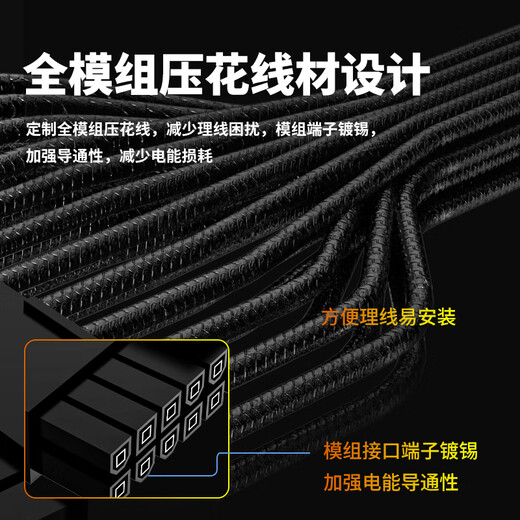 Great Wall rated 2000W G20+ gold medal full-mode power supply (ATX3.1 standard/native PCIe5.1/single 12V/full voltage/14CM temperature-controlled fan)