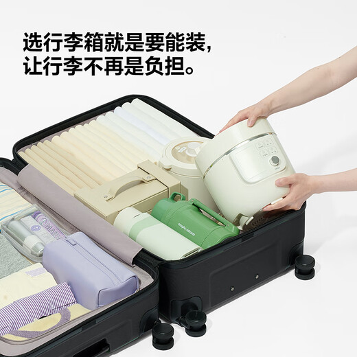 Bremen suitcase women's trolley case large capacity suitcase password box student male 30-inch business leather suitcase black