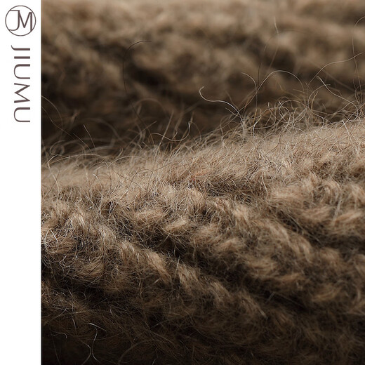 JIUMU beret women's autumn and winter Korean version thickened and warm Japanese painter hat retro bud hat camel M one size fits all_58C