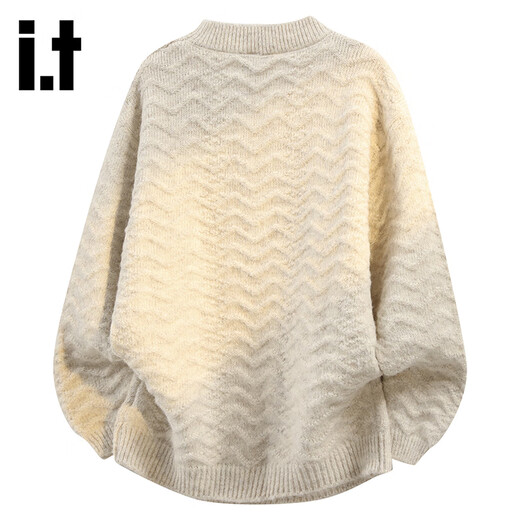 Izzue Hong Kong i.t official round neck sweater for men and women spring and autumn new trendy round neck knitted pullover tops for couples