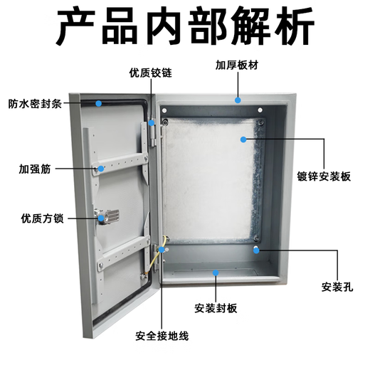 IP55 imitation Rittal cabinet electrical control box electrical control cabinet imitation Rittal AE control box thickened wall-mounted foundation box 1000x600x250mm thickened AE box