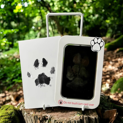 Janes infant and toddler wash-free special ink pad red gold ink pad 100-day commemorative hand and foot print hand and foot print oil box baby special hand, foot and pet paw print black ink pad large black