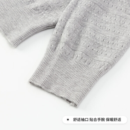 FivePlus new fall and winter pullover sweater, feminine, lazy, slim, round neck, long-sleeved, warm sweater, gray, one size fits all