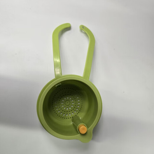 New Rossford hangable sink drain basket household kitchen sink separates food residue filter basket fruit cleaning drain basket green height 5.5*width 8CM*length 15CM 1 pack