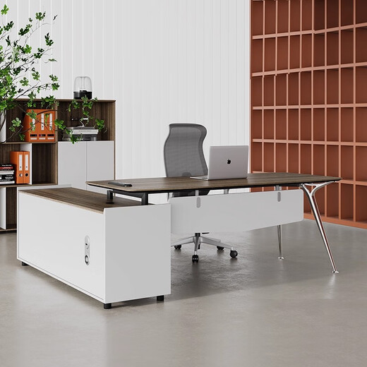 Guanjuenad boss table simple modern president table single office furniture executive table manager desk chair supervisor table color color card