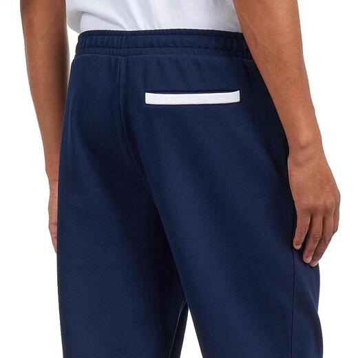 LACOSTE men's sweatpants are moisture-wicking, comfortable, close-fitting, breathable fabric, soft and skin-friendly, dark blue elastic waistband, Navy Blue, one size fits all | M