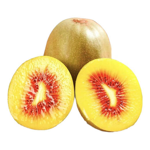 Straw hat grandma kiwi red heart kiwi fruit large fruit gift seasonal fresh fruit fresh origin direct delivery SF Express 12 single fruits 40-60g ordinary express delivery