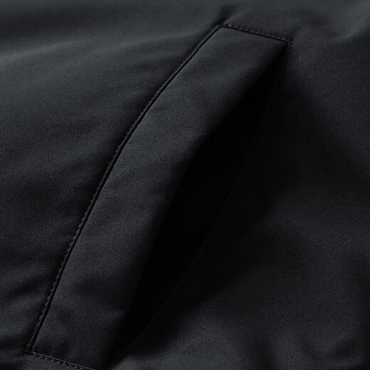 Cat Man Jacket Men's Autumn and Winter Velvet Thickened Baseball Collar Versatile Business Casual Jacket Top Black XL