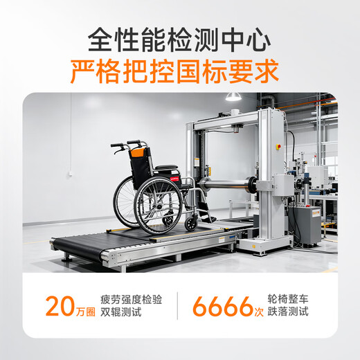 Yuwell Silla de Ruedas Manual H062 Plegable Ancianos Ligero Inflable Aleación de Aluminio Rueda de Empuje de Viaje