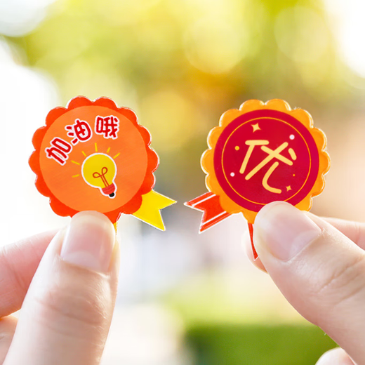 Muyu acrylic lace reward brooch children's small red flower creative diy decorative accessories badge reward small gifts awesome style brooch 10 pieces