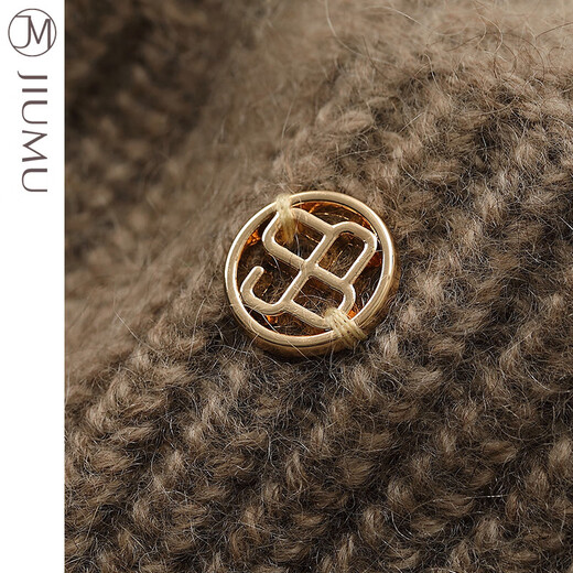 JIUMU beret women's autumn and winter Korean version thickened and warm Japanese painter hat retro bud hat camel M one size fits all_58C