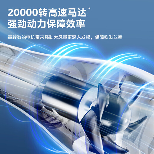 Midea 100 million negative ion hair dryer home/hair salon hair dryer 2200W high power hair care hair dryer FJ100 white barber shop styling professional salon grade