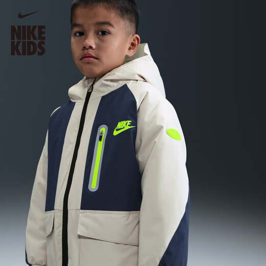 NIKE Toddler Three-Proof Work Jacket Winter Boys Warm Water-Repellent Jacket NIKE TECH IR0021