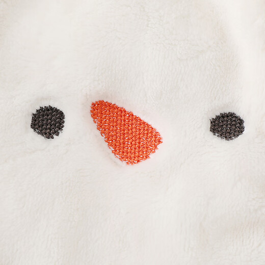 Yingshi shopping mall same style children's hooded jacket knitted short winter warm boy coat jacket new style cream white 90 cm