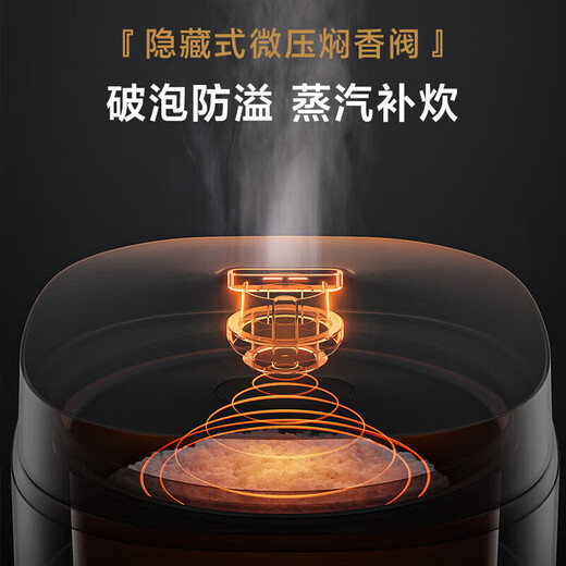 SIPOUIP rice cooker household small 2-3 people large capacity rice cooker 0 coating first class energy efficiency rice cooker inner pot 316 stainless steel health ball kettle non-stick inner pot quick cooking 4L blue diamond energy-concentrated inner pot/intelligent appointment timer 2-5 people about 4-6 bowls