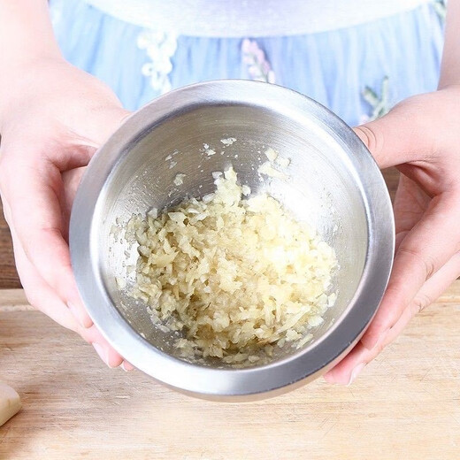 Yusenyi 316 stainless steel masher, solid garlic masher, household grinder, jar, manual garlic masher, garlic mortar, extra thick drum type trumpet - 316 models - Store German craftsmanship - Ten years warranty - Replace with new ones if damaged