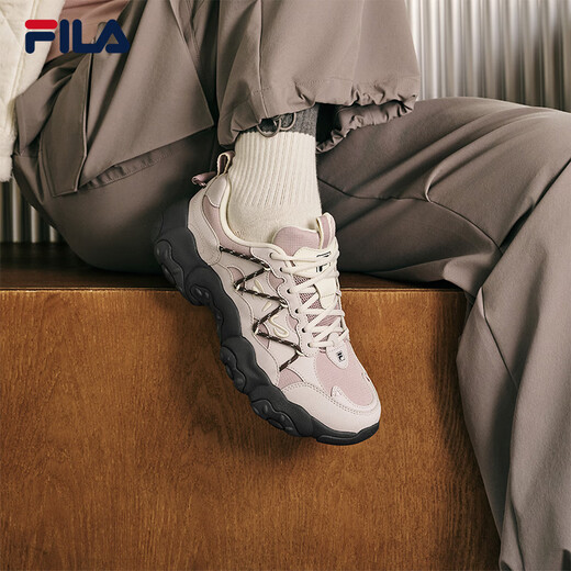 FILA official women's shoes cat claw 6th generation thick-soled casual shoes 2025 winter retro sports shoes