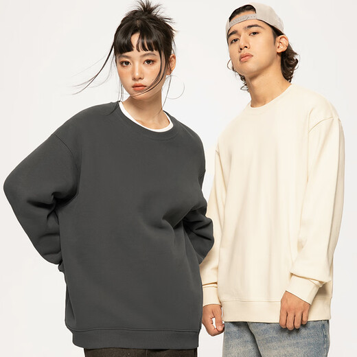 Pull back American sweatshirt men's autumn and winter plus velvet cleanfit heavyweight long-sleeved men's high cotton comfortable inner layering shirt burgundy (solid color) S (recommended 85Jin Jin equals 0.5kg -100Jin Jin equals about 0.5kg)