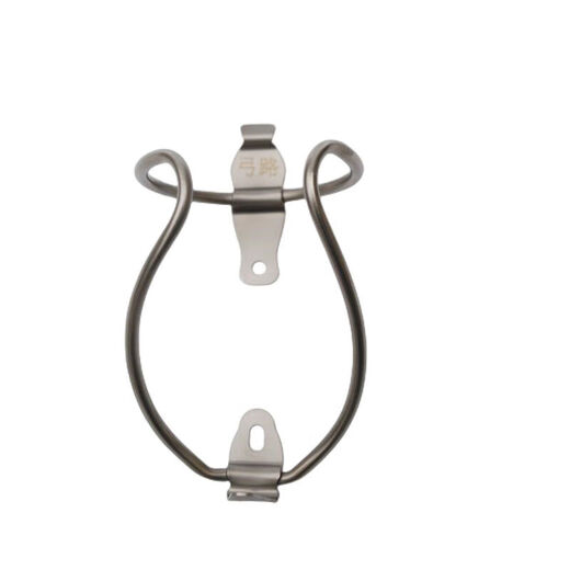 Yusenyi bicycle water bottle holder 304 stainless steel mountain road bike no punching ultra-light water cup holder bicycle with stainless steel extension rack 1 water bottle holder 2