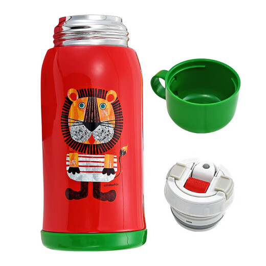 TIGER students and children large capacity thermos cup stainless steel thermos cup kitchen good thing little lion 600ml