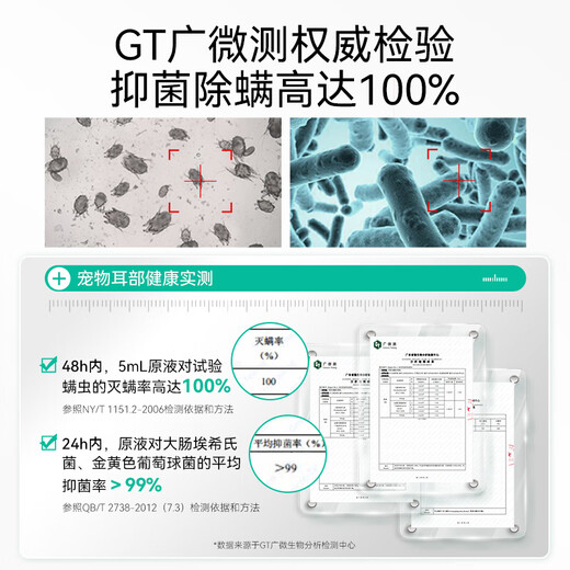 Dr. Yang's pet ear cleaning solution for cats to remove ear mites, cats for dogs, ear drops for dogs, special medicine for ear cleaning, otitis fungus, pet ear cleaning solution 125ml, ear mite cleaning and prevention, universal