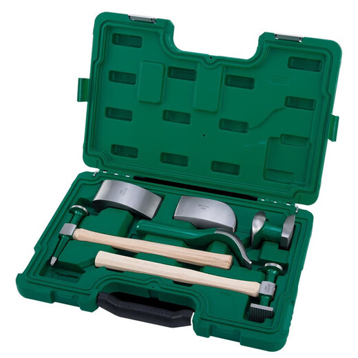 Shida 6-piece set of automotive sheet metal tools, sheet metal hammer, sheet metal lining, automotive repair tool set 09152 6-piece set of automotive sheet metal tools 09152