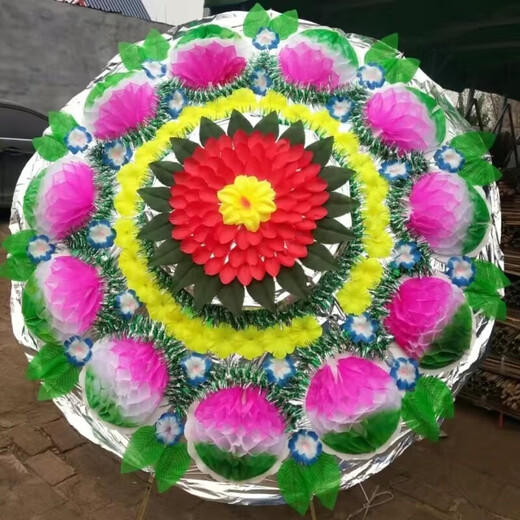 Wreaths for the dead, funeral supplies, memorial umbrellas, folding various sizes, Specifications, simulation manufacturer, E type