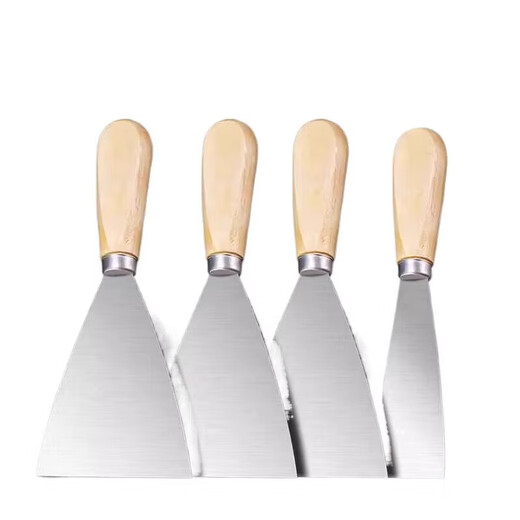 Putty Knife Stainless Steel Stainless Steel Scraper Putty Knife Decoration Thickened Paint Small Spatula Manual Knife Putty Knife - 2 inches 1