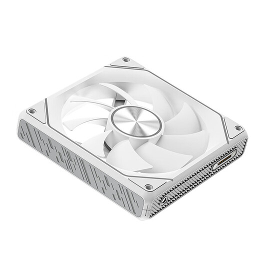 Patriot (aigo) Xingcan Lanyue PRO white reverse leaf triple bag ARGB lighting effect divine light synchronization chassis fan 12CM cable-free magnetic splicing PWM temperature control