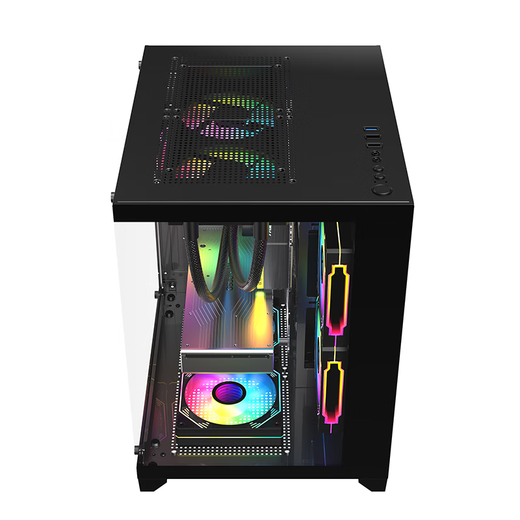 Yeston 24-issue interest-free AMD R5 5600/7500F/9600X/9060XT/7650GRE/6800XT/9070XT complete desktop assembly computer DIY host with five 7500F+RX9060XT 8G