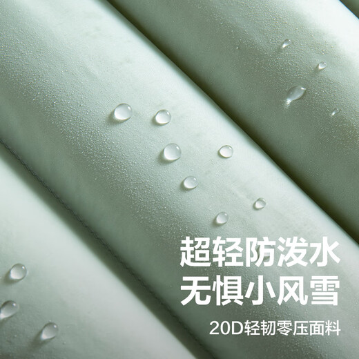 NetEase carefully selects 25 new products, lightweight fluorine-free three-in-one down jacket, functional, technological, knitted feel, windproof, breathable, scratch-resistant and wear-resistant U1 placket style - Phantom Black (three-in-one down liner) L