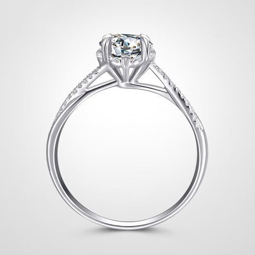 AVHE spot IGI certificate gold inlaid artificial diamond women's ring Frozen arm twisting wedding ring for girlfriend platinum ring + 1 carat diamond (D/VVS/3EX/N) available in sizes 9-20