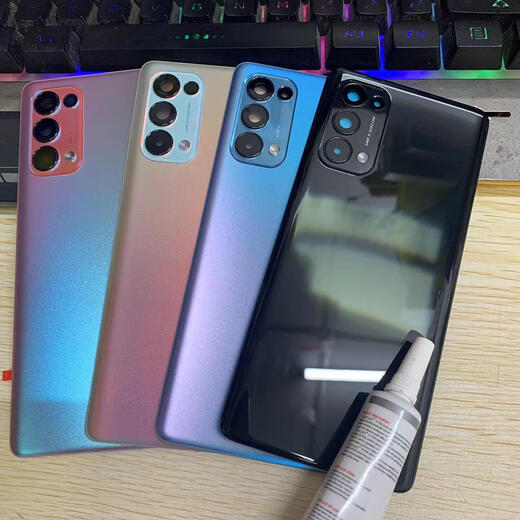 Suitable for oppo reno6 back cover original glass reno6pro original disassembly case reno5pro+back cover reno6pro+original 99+moonsea black+added mirror