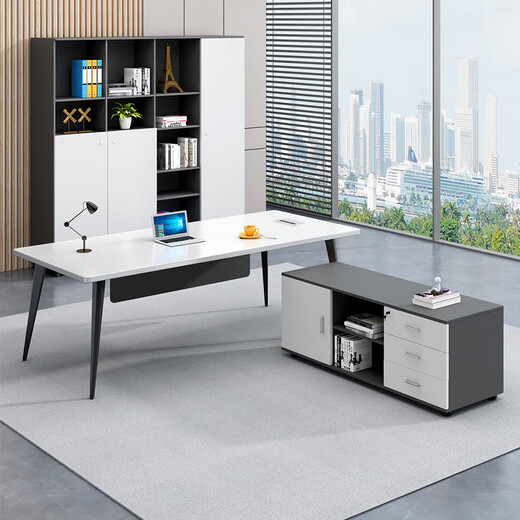 Semphia Desk Boss Desk Simple Modern Manager Desk Office Single Supervisor Desk Office Furniture