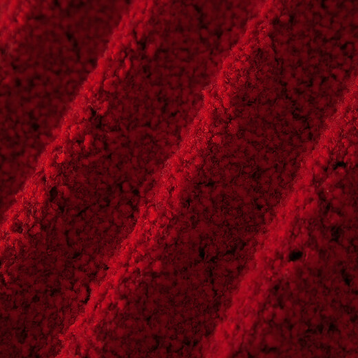 Late White New Product 2025 Autumn Fashionable and Versatile Chinese Red Sweater Solid Color Pullover Sweater Women Red S