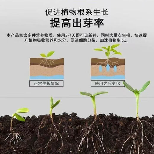 Plant bursting hormone, budding hormone, succulent leaf inserts, bud-promoting germination, household flower growing fertilizer, old pile plant clear leaf fertilizer, old pile dry yellow leaves first aid, new buds grow, 1 barrel 2500ml