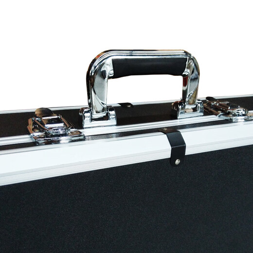 Huili Decoration Company Home Inspection Tool Set Combination Pack 2-meter Level Ruler Engineering Inspection Ruler Rectangular Box Silver-edged Black Box (With Pointer Ruler) (Does Not Include Level Distance Meter)