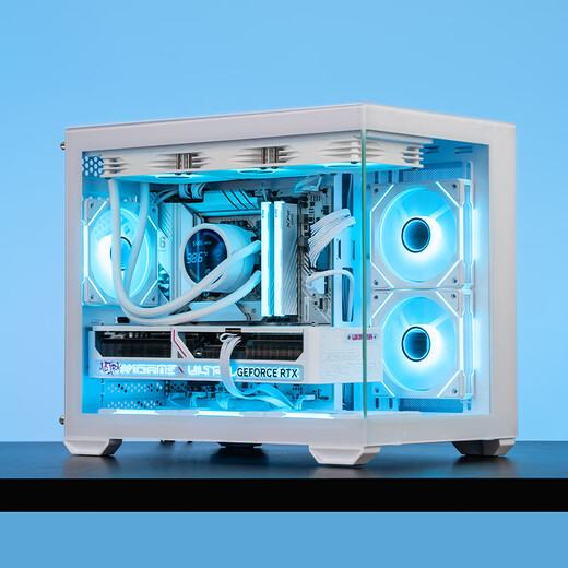 Colorful amd Ruilong r7 9800x3d/9700x rtx5080/5070ti/5060 white sea view room desktop assembly computer host game e-sports flagship store diy complete machine 2 R7 9700X+5060T8+1T+32G