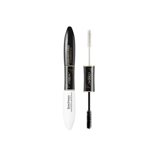 L'Oreal mascara waterproof slimming curling non-smudged long-lasting lengthening stunning extra-long beautiful eyelash mask double-ended thick gift double-ended mascara 14ml (new packaging)