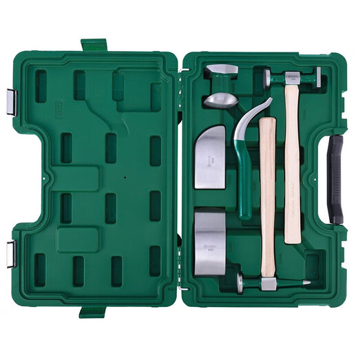 Shida 6-piece set of automotive sheet metal tools, sheet metal hammer, sheet metal lining, automotive repair tool set 09152 6-piece set of automotive sheet metal tools 09152