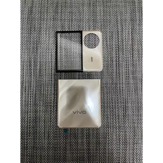 Vivo shell is suitable for vivo back cover mobile phone battery cover vivo x filp back shell plain leather back cover original X filp original upper and lower cover <Diamond Black>