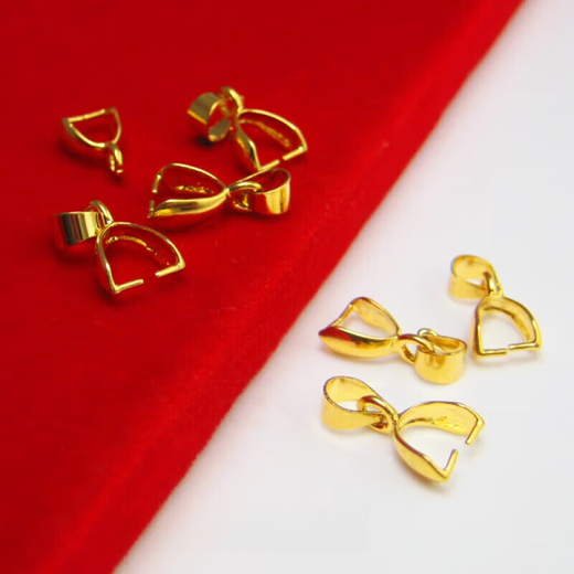 Yuebu anti-gold melon seed buckle 18 gold anti-999 gold men and women jade buckle jade pendant buckle pendant buckle pendant buckle size 3