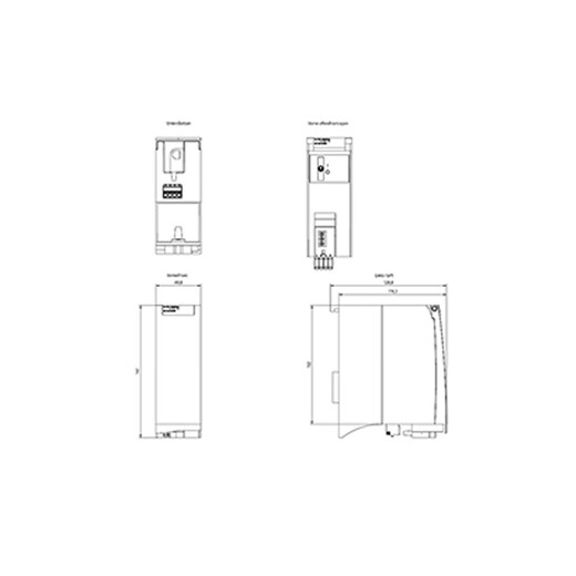 Siemens SIMATIC PM1507 load power supply 6EP1332-4BA00, single-phase DC 24 V/3 A