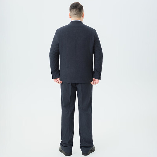 Ayou Fat Plus Size Business Suit Suit Loose Formal Wedding Groomsmen Grooms Dress Work Interview Commuting Suit Men