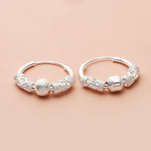 Ruyi bead earrings are light, luxurious, versatile, fashionable, niche design earrings, gift box style, transfer bead earrings